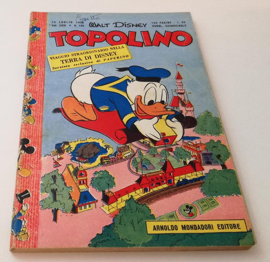 FD- TOPOLINO N.143 LIBRETTO -- DISNEY MONDADORI - 1956 - B - GBX