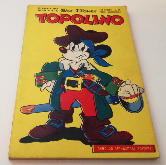 FD- TOPOLINO N.145 LIBRETTO NO BOLLINO -- DISNEY MONDADORI - 1956 - B - GBX