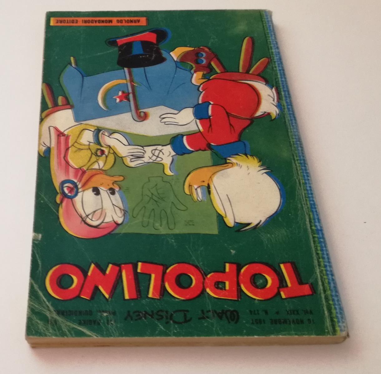 FD- TOPOLINO N.174 LIBRETTO NO BOLLINO -- DISNEY MONDADORI - 1957 - B - GBX