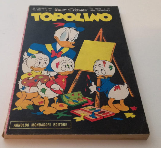 FD- TOPOLINO N.181 LIBRETTO NO BOLLINO -- DISNEY MONDADORI - 1958 - B - GBX