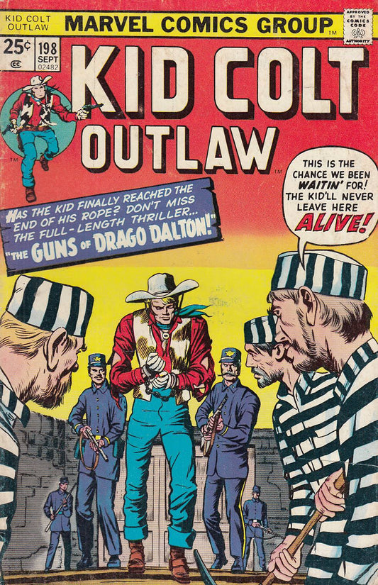 FL- KID COLT OUTLAW N.198 -- MARVEL COMICS USA - 1975 - S - PBX166