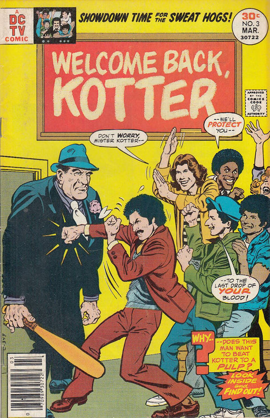 FL- WELCOME BACK KOTTER N.3 -- DC TV COMIC USA - 1977 - S - PBX94