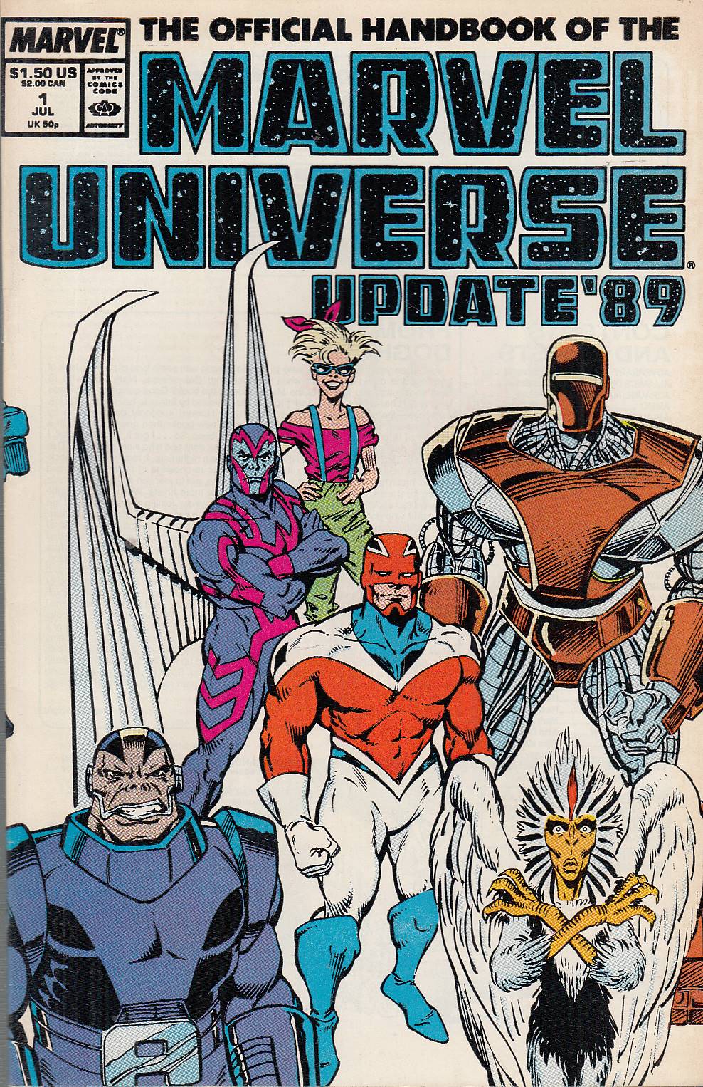 FL- MARVEL UNIVERSE N.1 UPDATE '89 -- MARVEL USA - 1989 - S - PBX229