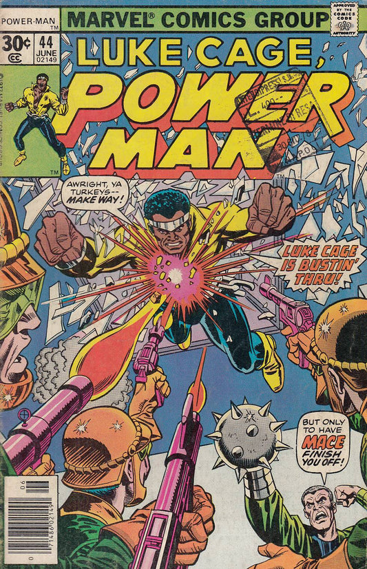 FL- LUKE CAGE POWER MAN N.44 -- MARVEL COMICS USA - 1977 - S - PBX443