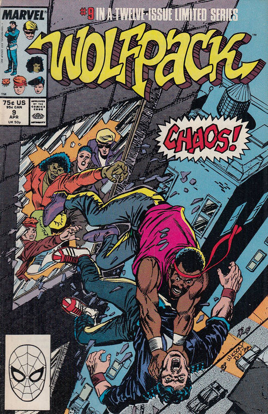 FL- WOLFPACK N.9 -- MARVEL COMICS USA - 1988 - S - PBX453
