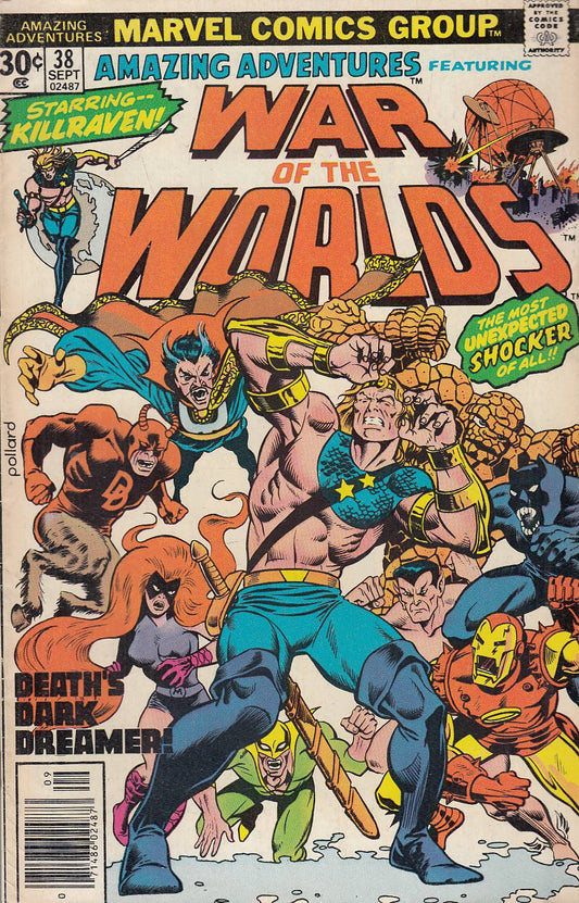 FL- WAR OF THE WORLDS N.38 -- MARVEL COMICS USA - 1976 - S - PBX474