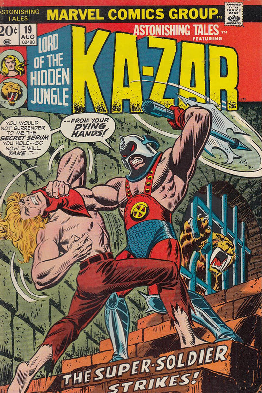 FL- ASTONISHING TALES KA-ZAR N.19 -- MARVEL USA - 1972 - S - PBX54