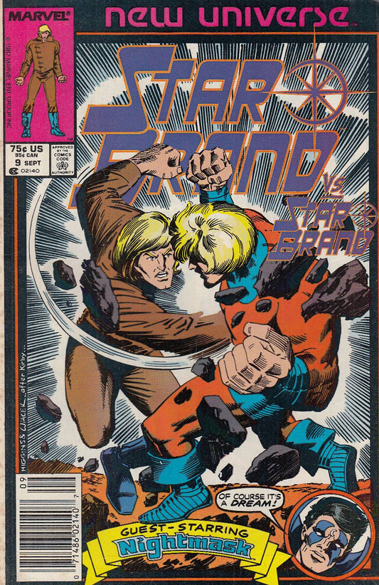 FL- NEW UNIVERSE STAR BRAND N.9 -- MARVEL USA - 1987 - S - PBX75