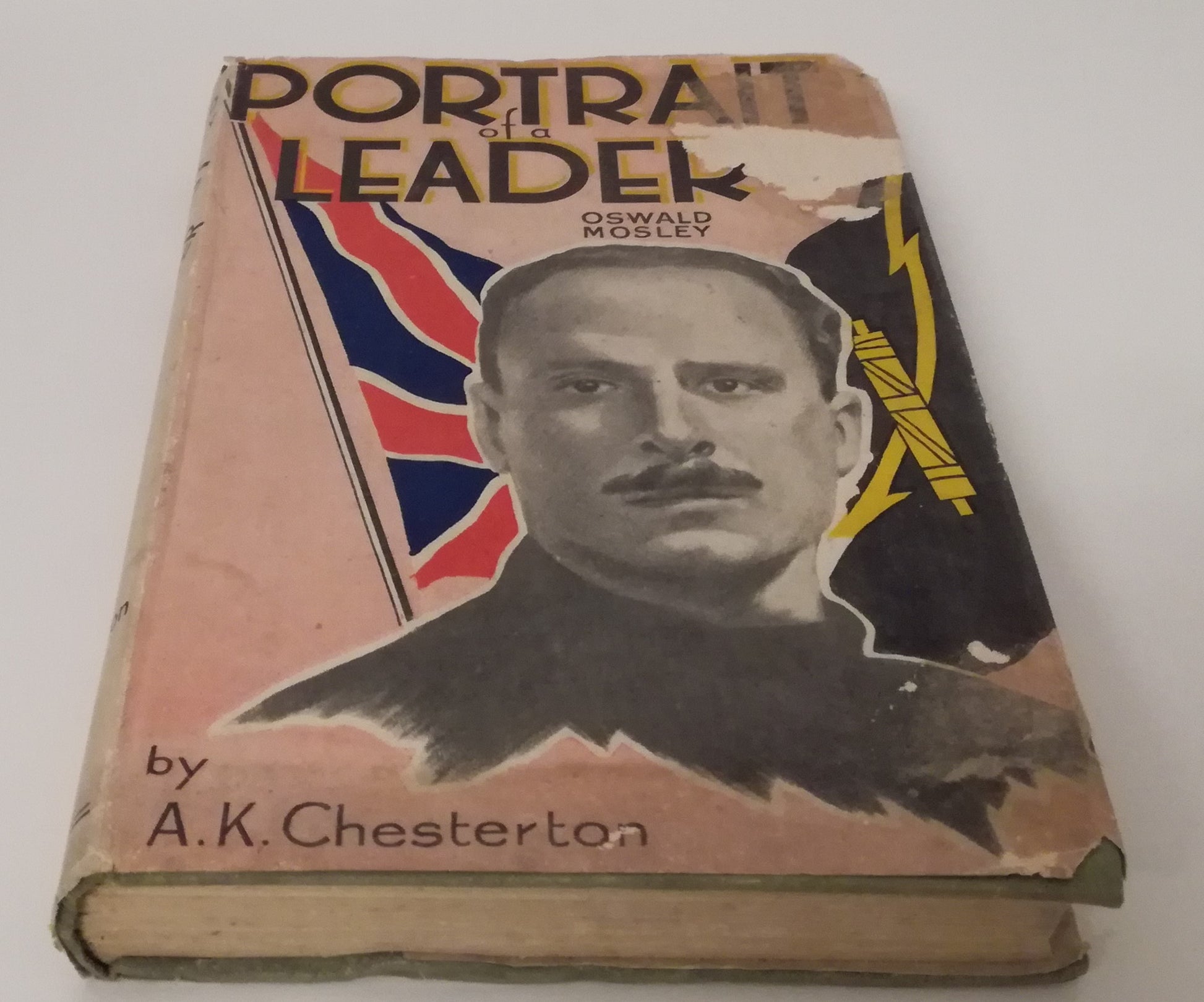 LM- PORTRAIT OF A LEADER OSWALD MOSLEY - A.K. CHESTERTON ----- 1937 - CS - MLT2